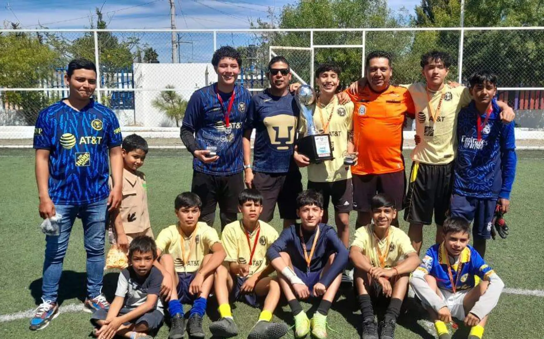 Ya presumen el campeonato en la Liga de Futbol 7 Oriente